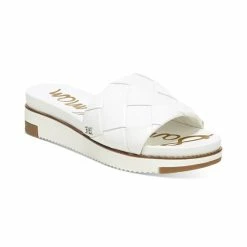 Promo 🛒 Sam Edelman 👩 Women's Adaley Woven Platform Sport Slides Riviera Blue 🌟