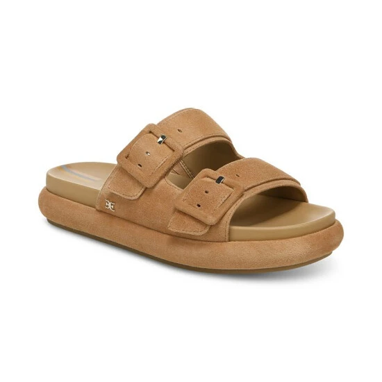 Wholesale β¨ Sam Edelman π© Women's Kenzie Soft Footbed π©΄ Sandals Lightt Cuoio Brown π