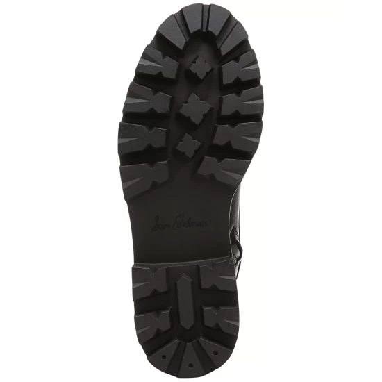 Best Pirce β Sam Edelman π© Women's Garret Lace-Up Lug-Sole Combat π₯Ύ Boots Black Leather βοΈ - Image 6