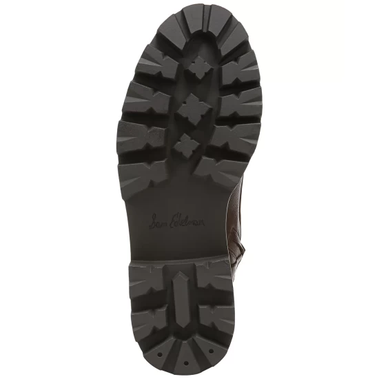 Best Pirce β Sam Edelman π© Women's Garret Lace-Up Lug-Sole Combat π₯Ύ Boots Black Leather βοΈ - Image 7