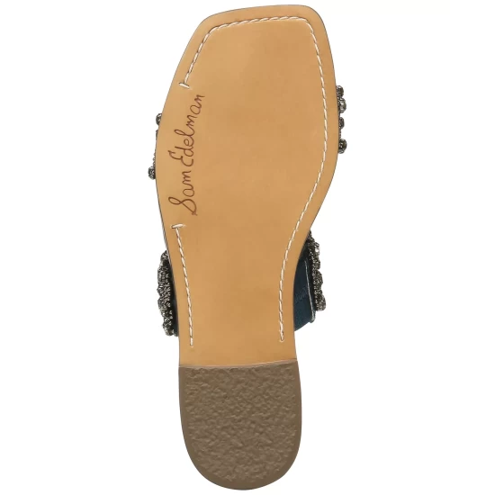 Best Pirce π― Sam Edelman π© Women's Jade Two-Piece Platform π©΄ Sandals Black Suede π - Image 4