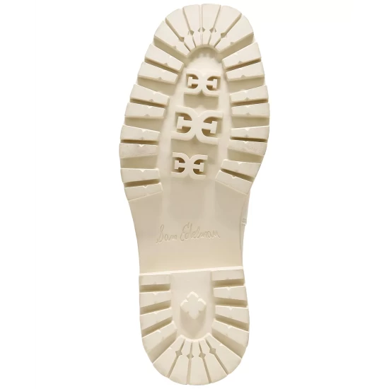 Best Pirce β Sam Edelman π© Women's Garret Lace-Up Lug-Sole Combat π₯Ύ Boots Black Leather βοΈ - Image 4