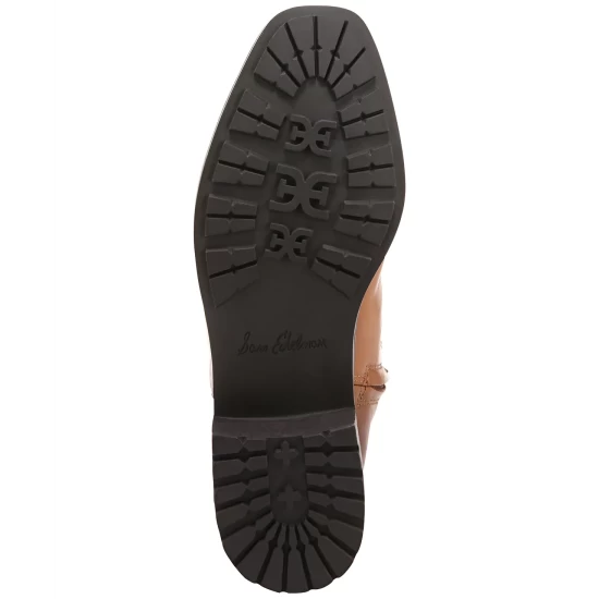 Best Pirce π Sam Edelman Drina Snip-Toe Riding π₯Ύ Boots Terrazo Brown Leather π - Image 9