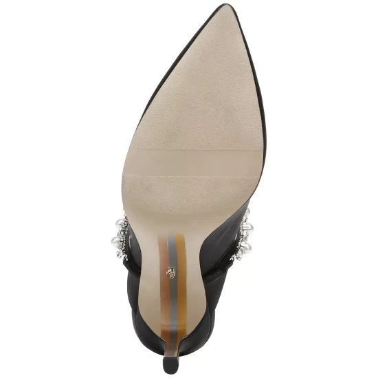 Outlet β Sam Edelman π© Women's Hyland Embellished Evening Mules Deep Sapphire Velvet π - Image 6