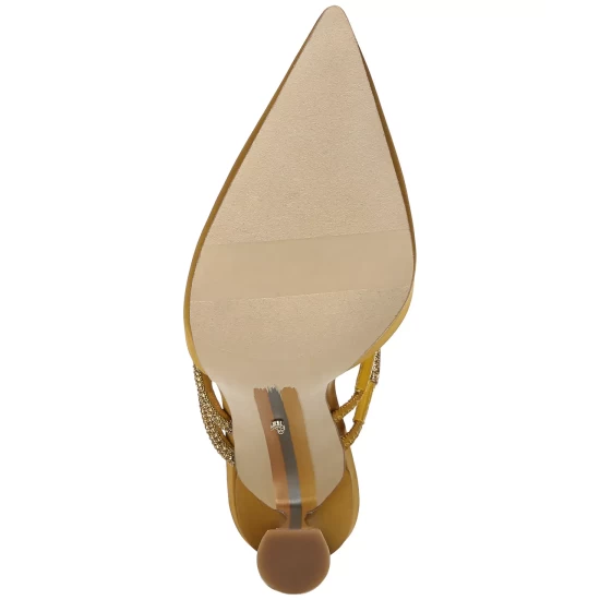 Best reviews of 𧨠Sam Edelman Agustina Evening π Dress Mules Golden Yellow π - Image 7