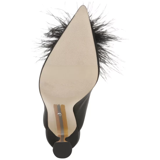 Top 10 π€© Sam Edelman π© Women's Anthony Pom Pom Mules Pumps Black β€οΈ - Image 6