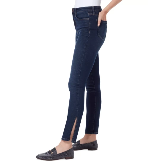 Best Sale π Sam Edelman π© Women's High-Rise Slit Ankle Skinny π Jeans Flawless Blue π - Image 4