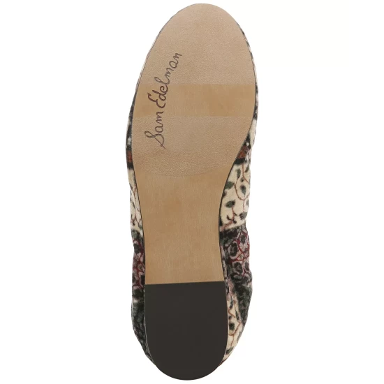 Best Pirce β Sam Edelman π© Women's Felicia Ballet Flats Ivory Velvet Multi π - Image 8