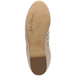 Best Sale 😉 Sam Edelman 👩 Women's Antonia Flared-Heel Pumps Cappucino 😀