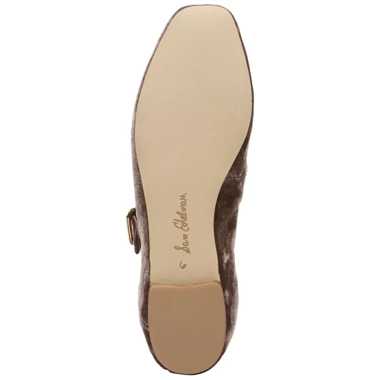 Flash Sale π€© Sam Edelman π© Women's Michaela Mary Jane Flats Mauve Velvet π - Image 6