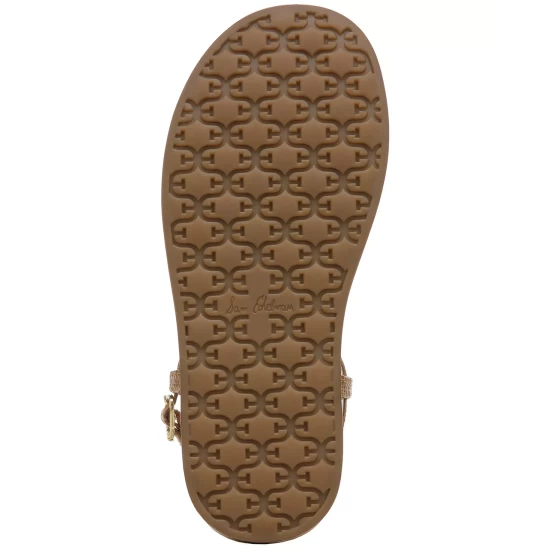 Promo π Sam Edelman π© Women's Naomi T-Strap Footbed π©΄ Sandals Canyon Clay βοΈ - Image 9