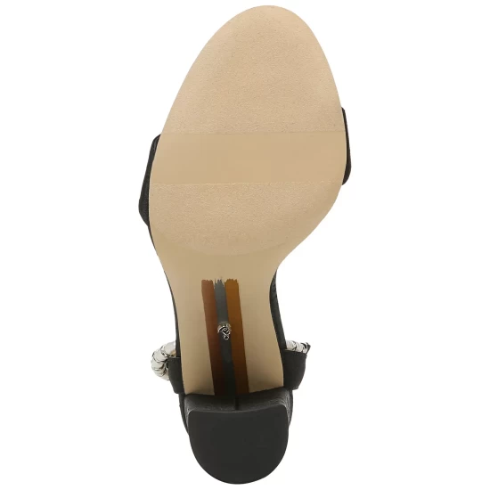 Best reviews of βοΈ Sam Edelman π© Women's Yanneli Embellished Ankle-Strap π©΄ Sandals Black π - Image 6
