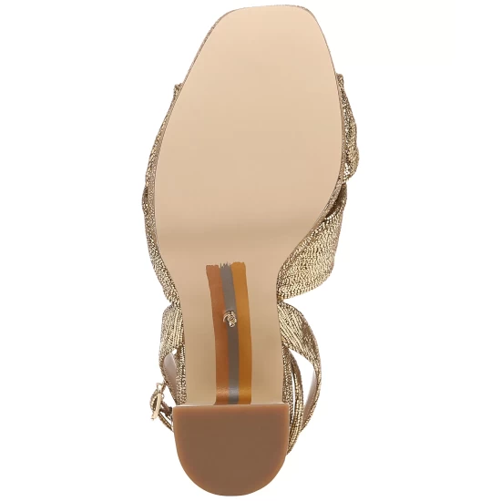 Best reviews of π Sam Edelman Kristen Knotted Platform π©΄ Sandals Goldmine Metallic π - Image 7