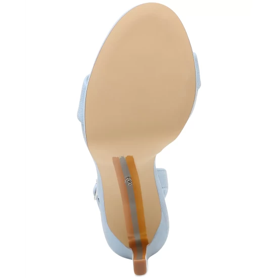 Best deal βοΈ Sam Edelman π© Women's Jade Two-Piece Platform π©΄ Sandals Riveria Blue 𧨠- Image 6