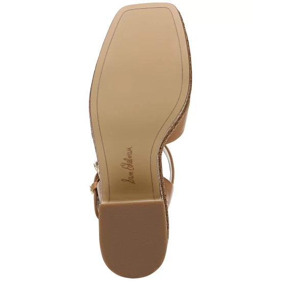 Best Pirce βοΈ Sam Edelman π© Women's Trianna Platform Wedge π©΄ Sandals Light Cuoio Brown β - Image 6