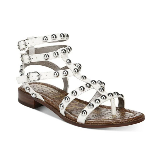 Best deal π Sam Edelman π© Women's Eavan Studded Gladiator π©΄ Sandals Modern Ivory β¨