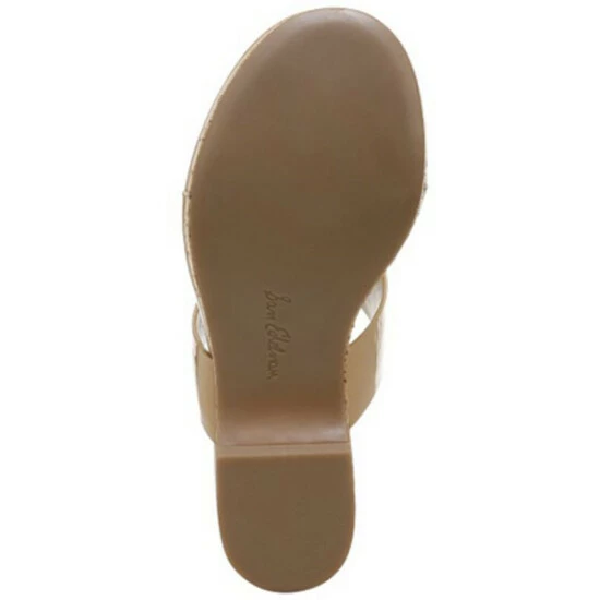 Buy π Sam Edelman π© Women's Yardlie Emblem Platform Wedge π©΄ Sandals Almond Patent 𧨠- Image 5