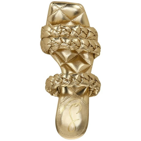 Hot Sale π₯ Sam Edelman π© Women's Meghan Braided π Dress π©΄ Sandals Riviera Blue β - Image 4