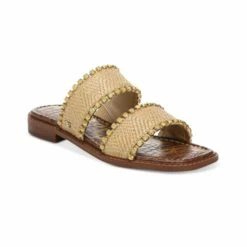 Best Sale 👍 Sam Edelman 👩 Women's Hopie Rhinestone Slide 🩴 Sandals Desert Sun 💯