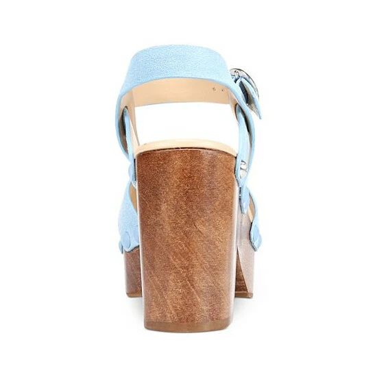 Best Sale π Sam Edelman π© Women's Josefine Platform Wedge π©΄ Sandals Sky Blue βοΈ - Image 3