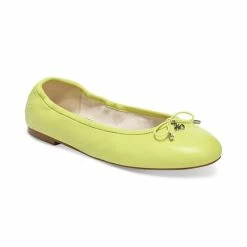 Promo 🧨 Sam Edelman 👩 Women's Felicia Ballet Flats Kiwi 😍