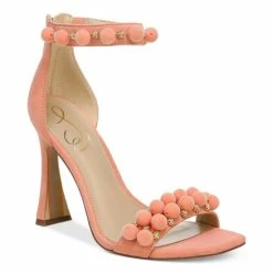 Outlet 🤩 Sam Edelman 👩 Women's Luella Beaded 👗 Dress 🩴 Sandals Canyon Clay 🔔