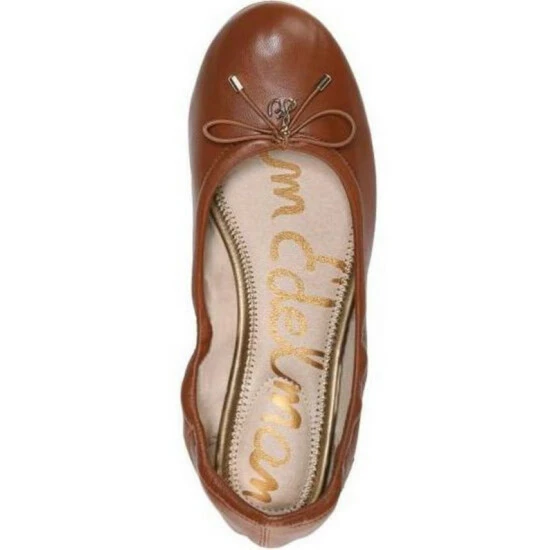 Cheapest π Sam Edelman Felicia Ballet Flats Saddle Leather π - Image 4