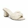 Wholesale 👏 Sam Edelman 👩 Women's Oaklie Braided Block-Heel 🩴 Sandals Modern Ivory 🔥