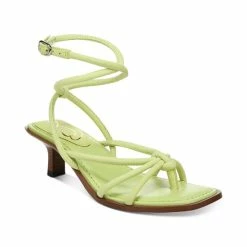 Cheapest 🌟 Sam Edelman 👩 Women's Dia Strappy 🩴 Sandals Kiwi ❤️