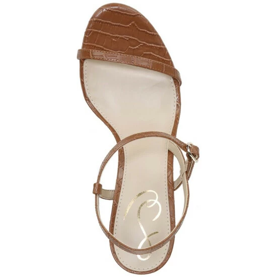 Best deal π₯° Sam Edelman π© Women's Doran Strappy π Dress π©΄ Sandals Luggage π - Image 4