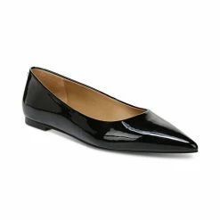 New ✨ Sam Edelman 👩 Women's Wanda Pointed Toe Flats Black Patent 💯