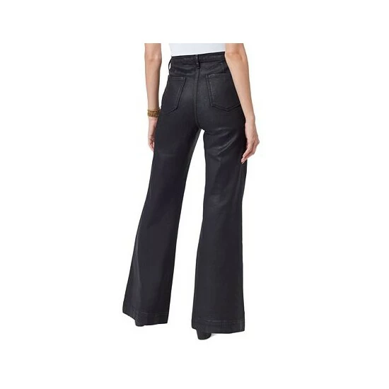 Discount π Sam Edelman π© Women's Cotton High-Waisted Flared π Jeans Black β€οΈ - Image 2