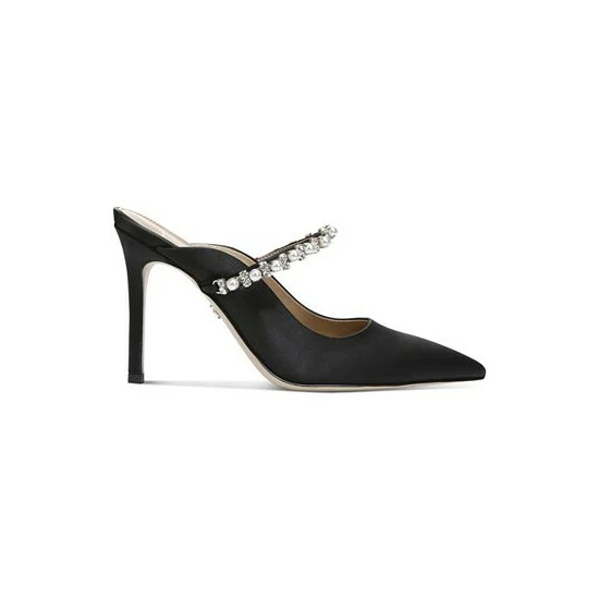 Outlet β Sam Edelman π© Women's Hyland Embellished Evening Mules Deep Sapphire Velvet π - Image 2