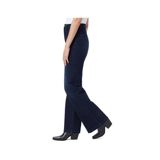 Cheap π Sam Edelman π© Women's Codie High-Rise Wide-Leg π Jeans Huntington 𧨠- Image 3