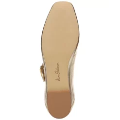 Coupon β¨ Sam Edelman π© Women's Harriett Beaded-Buckle Pumps Washed Blue Linen β¨