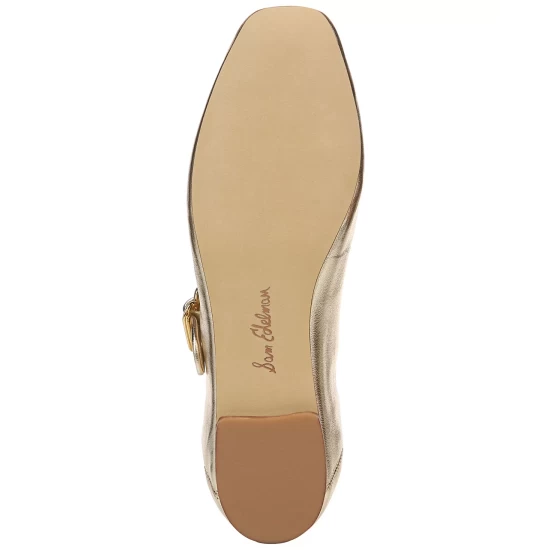 Coupon β¨ Sam Edelman π© Women's Harriett Beaded-Buckle Pumps Washed Blue Linen β¨