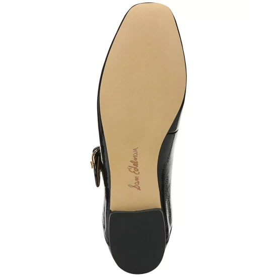 Coupon β¨ Sam Edelman π© Women's Harriett Beaded-Buckle Pumps Washed Blue Linen β¨ - Image 4