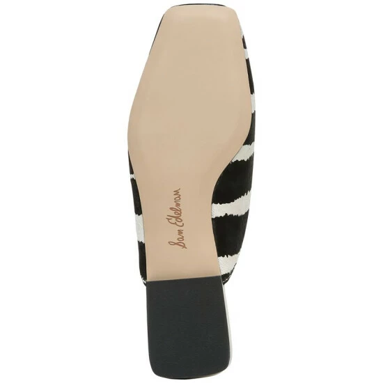 Hot Sale π Sam Edelman π© Women's Lavina Buckle Mules Black Ivory π₯ - Image 5