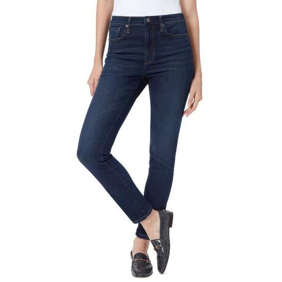 Best Sale π Sam Edelman π© Women's High-Rise Slit Ankle Skinny π Jeans Flawless Blue π