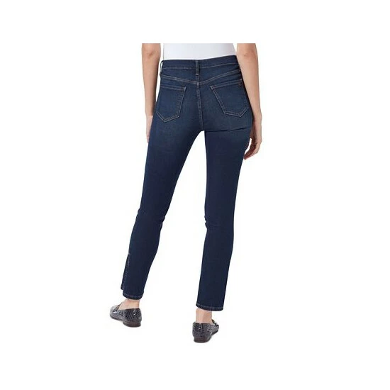 Best Sale π Sam Edelman π© Women's High-Rise Slit Ankle Skinny π Jeans Flawless Blue π - Image 2