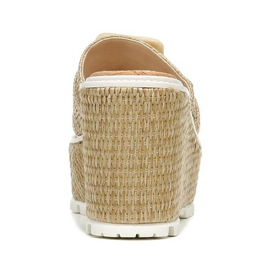 Best Sale π Sam Edelman π© Women's Livi Buckle Wedge π©΄ Sandals Cuoio Raffia β - Image 3