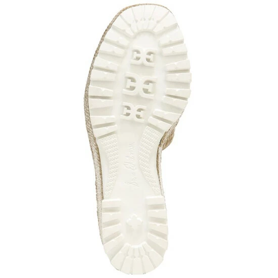 Best Sale π Sam Edelman π© Women's Livi Buckle Wedge π©΄ Sandals Cuoio Raffia β - Image 5