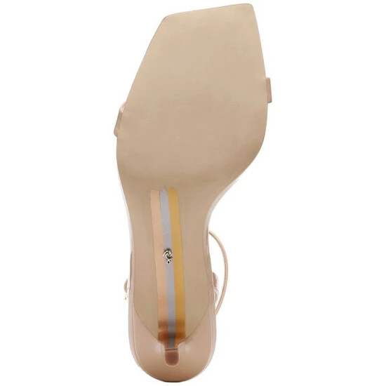 Budget 𧨠Sam Edelman Rayelle Two-Piece Kitten-Heel π Dress π©΄ Sandals Soft Beige π - Image 5