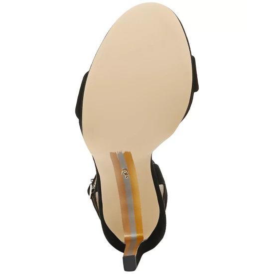 Best Pirce π― Sam Edelman π© Women's Jade Two-Piece Platform π©΄ Sandals Black Suede π - Image 6