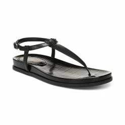 Promo 🔔 Sam Edelman 👩 Women's Naomi T-Strap Footbed 🩴 Sandals Canyon Clay ✔️
